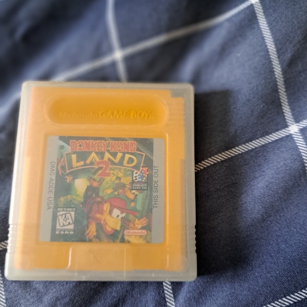 Nintendo Yellow Game Boy Cartridge